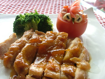 鶏肉のマーマレード焼き 003.JPG